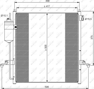 Wilmink Group WG2161156 - Condensatore, Climatizzatore autozon.pro