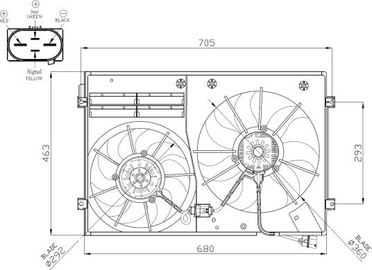 Wilmink Group WG2161761 - Ventola, Raffreddamento motore autozon.pro