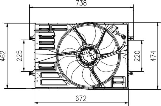 Wilmink Group WG2161770 - Ventola, Raffreddamento motore autozon.pro