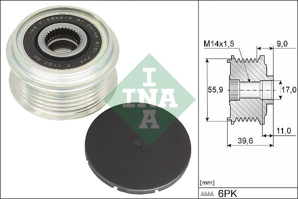 Wilmink Group WG2101388 - Puleggia cinghia, Alternatore autozon.pro