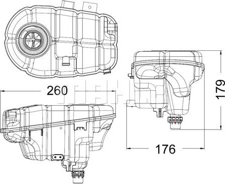 Wilmink Group WG2184412 - Serbatoio compensazione, Refrigerante autozon.pro