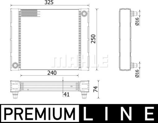 Wilmink Group WG2184161 - Radiatore, Raffreddamento motore autozon.pro