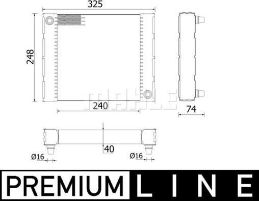 Wilmink Group WG2184171 - Radiatore, Raffreddamento motore autozon.pro