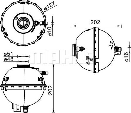 Wilmink Group WG2184354 - Serbatoio compensazione, Refrigerante autozon.pro