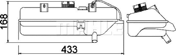 Wilmink Group WG2184315 - Serbatoio compensazione, Refrigerante autozon.pro