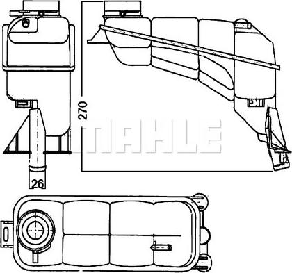 Wilmink Group WG2184280 - Serbatoio compensazione, Refrigerante autozon.pro