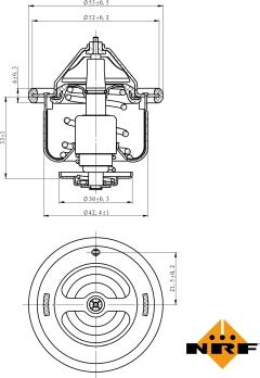 Wilmink Group WG2184753 - Termostato, Refrigerante autozon.pro