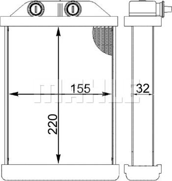 Wilmink Group WG2180099 - Scambiatore calore, Riscaldamento abitacolo autozon.pro