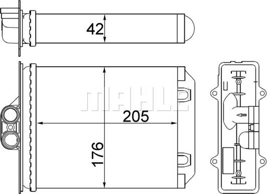 Wilmink Group WG2180094 - Scambiatore calore, Riscaldamento abitacolo autozon.pro