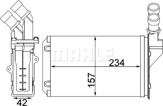 Wilmink Group WG2180095 - Scambiatore calore, Riscaldamento abitacolo autozon.pro