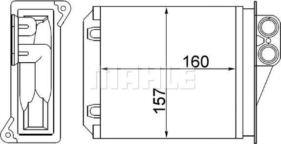 Wilmink Group WG2180041 - Scambiatore calore, Riscaldamento abitacolo autozon.pro