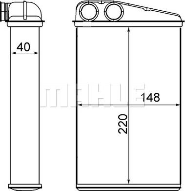 Wilmink Group WG2180043 - Scambiatore calore, Riscaldamento abitacolo autozon.pro