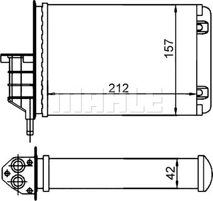 Wilmink Group WG2180054 - Scambiatore calore, Riscaldamento abitacolo autozon.pro