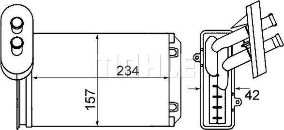 Wilmink Group WG2180067 - Scambiatore calore, Riscaldamento abitacolo autozon.pro