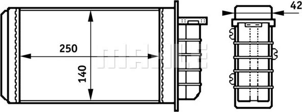 Wilmink Group WG2180019 - Scambiatore calore, Riscaldamento abitacolo autozon.pro