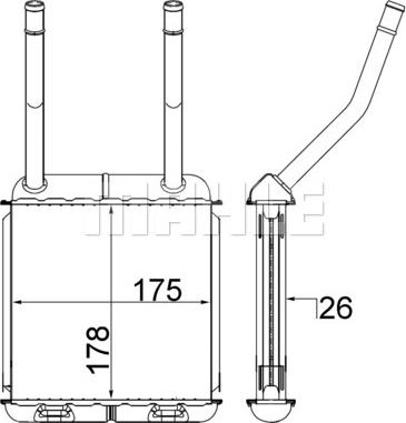 Wilmink Group WG2180012 - Scambiatore calore, Riscaldamento abitacolo autozon.pro