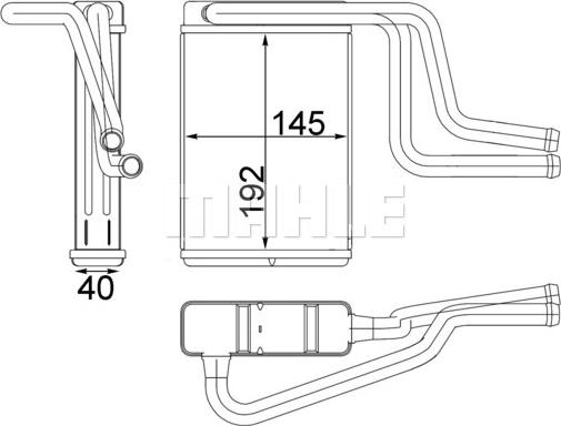 Wilmink Group WG2180017 - Scambiatore calore, Riscaldamento abitacolo autozon.pro