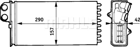 Wilmink Group WG2180035 - Scambiatore calore, Riscaldamento abitacolo autozon.pro