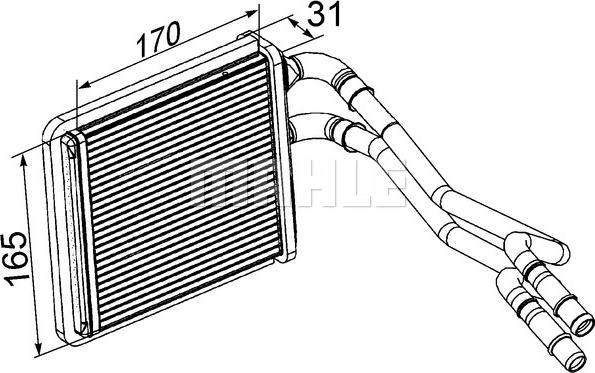 Wilmink Group WG2180075 - Scambiatore calore, Riscaldamento abitacolo autozon.pro