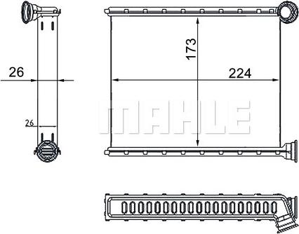 Wilmink Group WG2180144 - Scambiatore calore, Riscaldamento abitacolo autozon.pro