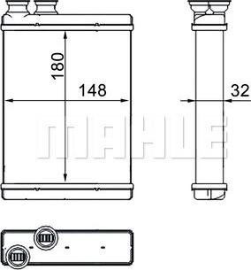 Wilmink Group WG2180140 - Scambiatore calore, Riscaldamento abitacolo autozon.pro