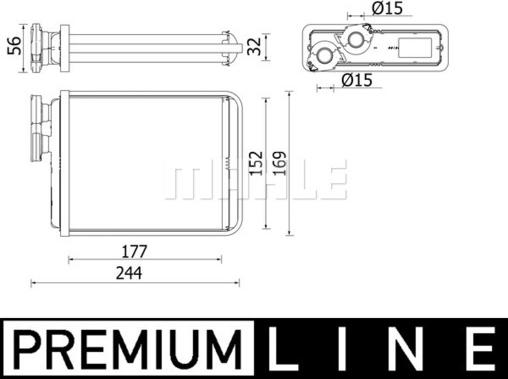 Wilmink Group WG2180151 - Scambiatore calore, Riscaldamento abitacolo autozon.pro