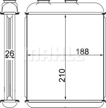 Wilmink Group WG2180160 - Scambiatore calore, Riscaldamento abitacolo autozon.pro