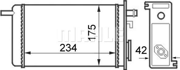 Wilmink Group WG2180163 - Scambiatore calore, Riscaldamento abitacolo autozon.pro