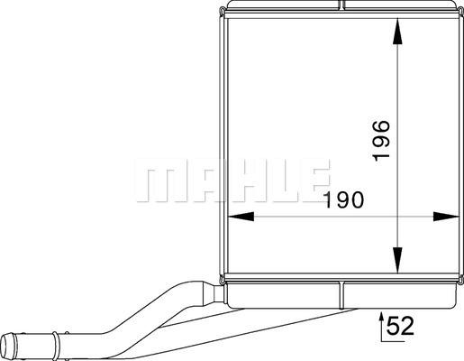 Wilmink Group WG2180107 - Scambiatore calore, Riscaldamento abitacolo autozon.pro