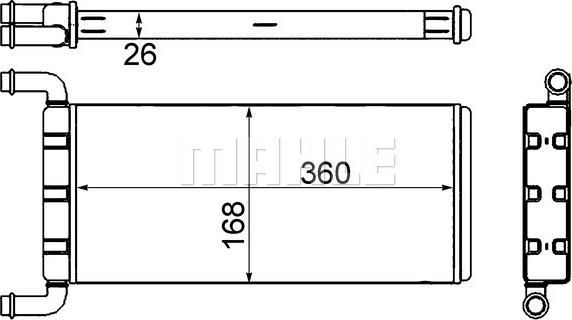 Wilmink Group WG2180116 - Scambiatore calore, Riscaldamento abitacolo autozon.pro