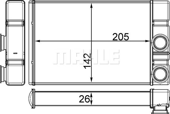 Wilmink Group WG2180135 - Scambiatore calore, Riscaldamento abitacolo autozon.pro