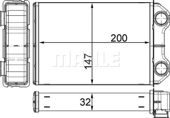 Wilmink Group WG2180126 - Scambiatore calore, Riscaldamento abitacolo autozon.pro