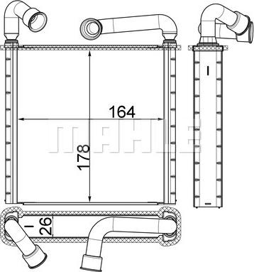 Wilmink Group WG2180128 - Scambiatore calore, Riscaldamento abitacolo autozon.pro