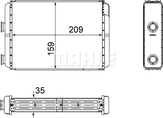 Wilmink Group WG2180176 - Scambiatore calore, Riscaldamento abitacolo autozon.pro