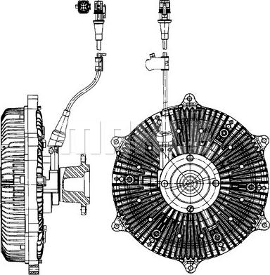 Wilmink Group WG2180362 - Giunto di collegamento, Ventilatore radiatore autozon.pro