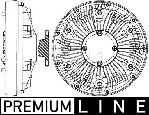 Wilmink Group WG2180371 - Giunto di collegamento, Ventilatore radiatore autozon.pro