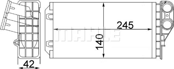 Wilmink Group WG2180204 - Scambiatore calore, Riscaldamento abitacolo autozon.pro