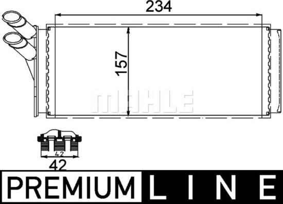 Wilmink Group WG2180219 - Scambiatore calore, Riscaldamento abitacolo autozon.pro