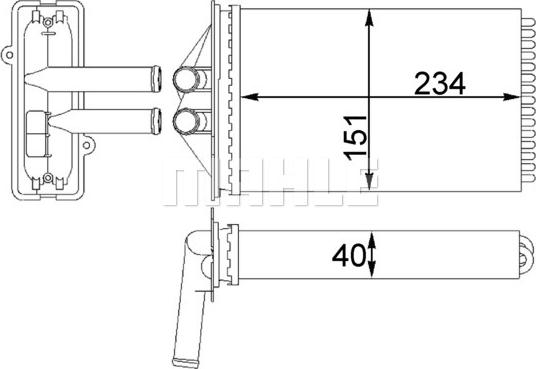 Wilmink Group WG2180218 - Scambiatore calore, Riscaldamento abitacolo autozon.pro