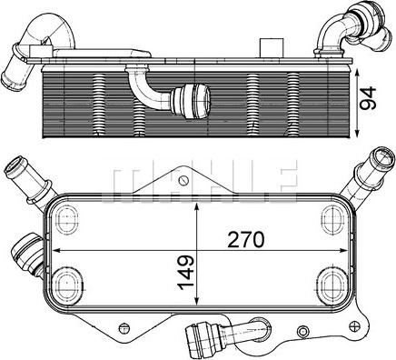 Wilmink Group WG2181167 - Radiatore olio, Cambio automatico autozon.pro