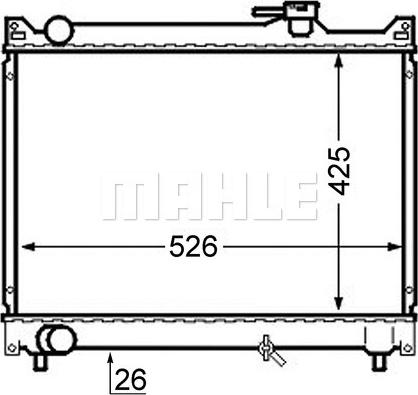 Wilmink Group WG2183960 - Radiatore, Raffreddamento motore autozon.pro