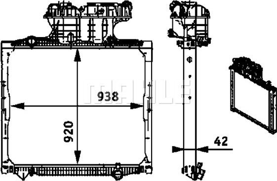 Wilmink Group WG2183911 - Radiatore, Raffreddamento motore autozon.pro