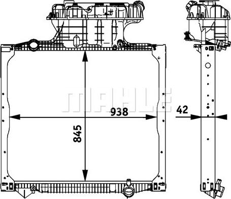 Wilmink Group WG2183984 - Radiatore, Raffreddamento motore autozon.pro