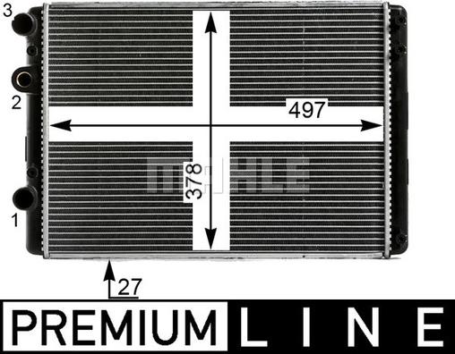 Wilmink Group WG2183413 - Radiatore, Raffreddamento motore autozon.pro