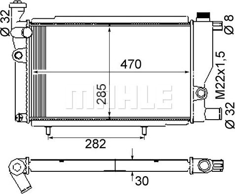 Wilmink Group WG2183599 - Radiatore, Raffreddamento motore autozon.pro