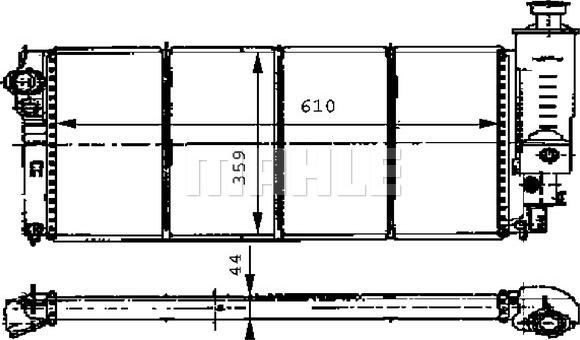 Wilmink Group WG2183649 - Radiatore, Raffreddamento motore autozon.pro