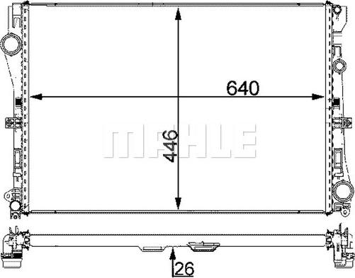 Wilmink Group WG2183100 - Radiatore, Raffreddamento motore autozon.pro