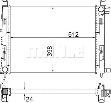 Wilmink Group WG2183139 - Radiatore, Raffreddamento motore autozon.pro