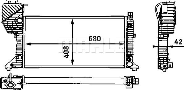 Wilmink Group WG2183893 - Radiatore, Raffreddamento motore autozon.pro