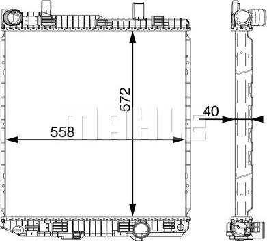 Wilmink Group WG2183883 - Radiatore, Raffreddamento motore autozon.pro